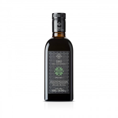 Oro del Desierto - Picual - BIO - 500ml - Testsieger Feinschmecker Olivenöltest 2019 - Olio Award
