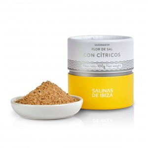 Salinas de Ibiza - Flor de Sal - Zitrusfrüchte - 100g - offen