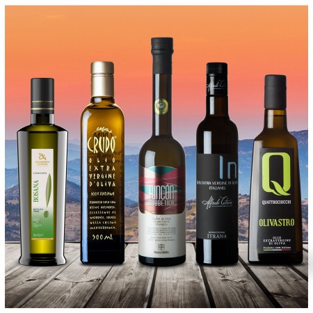 Testsieger Feinschmecker Olivenöltest 2023 - 5er-Paket - Gewinner - Olio Award