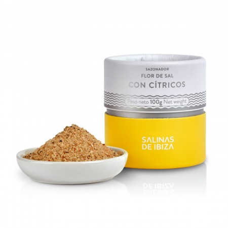 Salinas de Ibiza - Flor de Sal - Zitrusfrüchte - 100g - offen