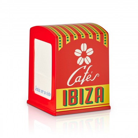Cafés Ibiza - Serviettenspender Würfel