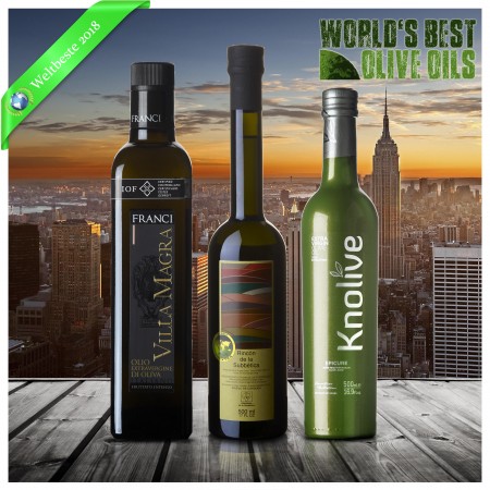 Weltbeste Olivenöle 2018 (WBOO) - 3er Siegerpaket