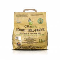 OlioBric - ökologische Grill-Briketts aus Olivenkernen für Gourmets