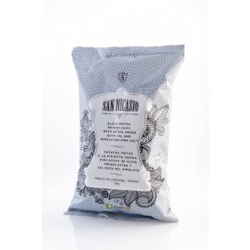 San Nicasio Kartoffelchips mit nativem Olivenöl Extra, schwarzem Pfeffer und Himalaya Salz - 150g