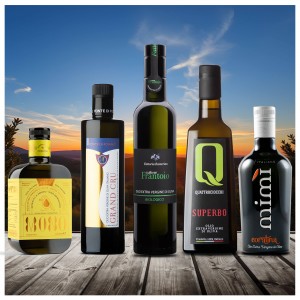 Testsieger Feinschmecker Olivenöltest 2025 - 5er-Paket Italien - Olio Award