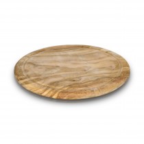 Olivenholz Steak-/Brotzeitbrett mit Rille - ca. 26cm   14060