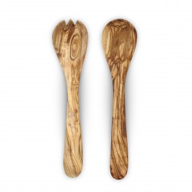 Olivenholz Salatbesteck - ca. 30cm