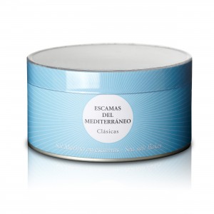Escates del Mediterrani - Meersalzflocken - 250g in eine schmucken Dose - Flor de Sal