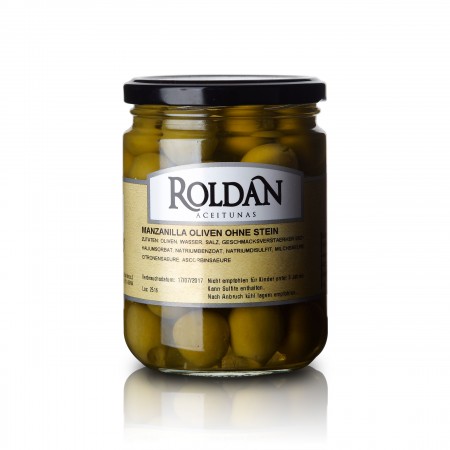 Manzanilla Oliven - ohne Stein - 190g - Roldan