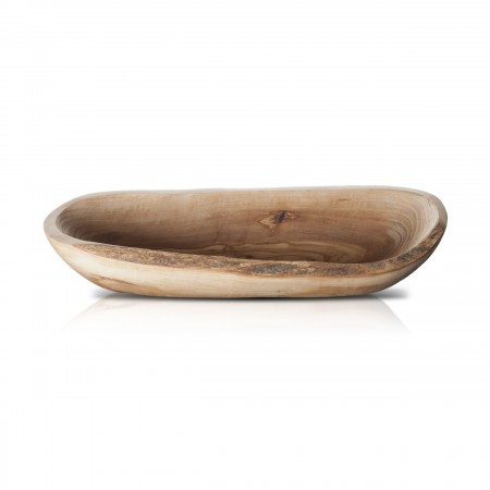 Baguette oder Brotschale aus Olivenholz