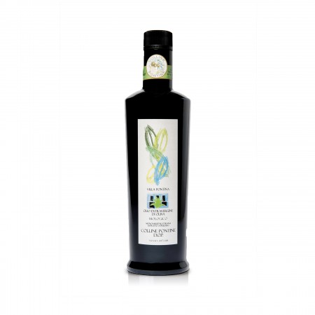 Villa Pontina - Colline Pontine DOP - 500ml - Testsieger Feinschmecker Olivenöltest 2018 - Olio Award