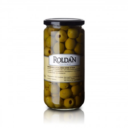 Manzanilla Oliven - ohne Stein - 330g - Roldan