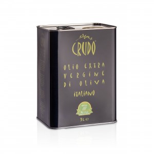 Crudo - Ogliarola - Extra Vergine - 3L - Schiralli - Testsieger Feinschmecker Olivenöltest 2023 - Olio Award   10304