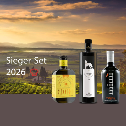 Feinschmecker Testsieger Oliven&ouml;ltest 2026 - 3er-Paket 
