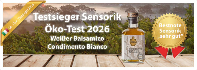 Giuseppe Cremonini - Condimento Bianco - Gewinner des &Ouml;ko-Test Balsamico Bianco - Test 2026 mit der Note gut