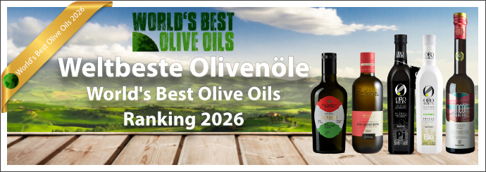 Weltbeste Oliven&ouml;le - World's Best Olive Oils - Ranking 2026